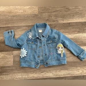 Frozen Disney by tutu couture jean jacket size 2t